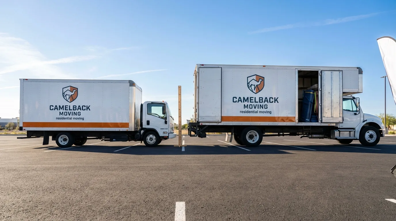 Moving truck size capacity guide in Bondurant